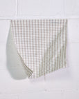 SCARF | bone plaid | organic