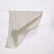 SCARF | bone plaid | organic