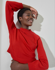 COTTON RYAN PULLOVER | piquillo | organic