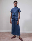 SLOANE TROUSER | indigo denim | organic