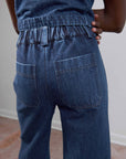SLOANE TROUSER | indigo denim | organic