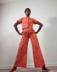 COOK TROUSER | palm | organic