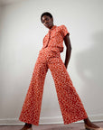 COOK TROUSER | palm | organic