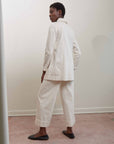 CONRAD CHORE COAT | bone denim | organic + undyed