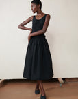 SIGRID DRESS | noir | organic