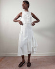 TAHINI TOP | salt gingham | organic