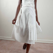 RUIE SKIRT | salt gingham | organic