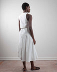 TAHINI TOP | salt gingham | organic