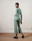 THE LOUNGE PANT | celadon | organic + earth dyed