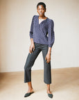 ALMOND BLOUSE | dotted navy | WAREHOUSE SALE