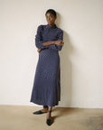 JORDAN DRESS | dotted navy | WAREHOUSE SALE