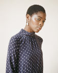 JORDAN DRESS | dotted navy | WAREHOUSE SALE