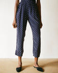 KHELLER TROUSER | dotted navy