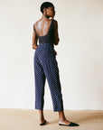 KHELLER TROUSER | dotted navy