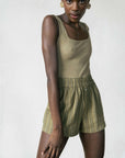 JUJU SHORT | herb stripe | WAREHOUSE SALE
