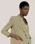 MAXIMO BLAZER | herb stripe | WAREHOUSE SALE