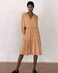 SIGNE DRESS | coral stripe | WAREHOUSE SALE
