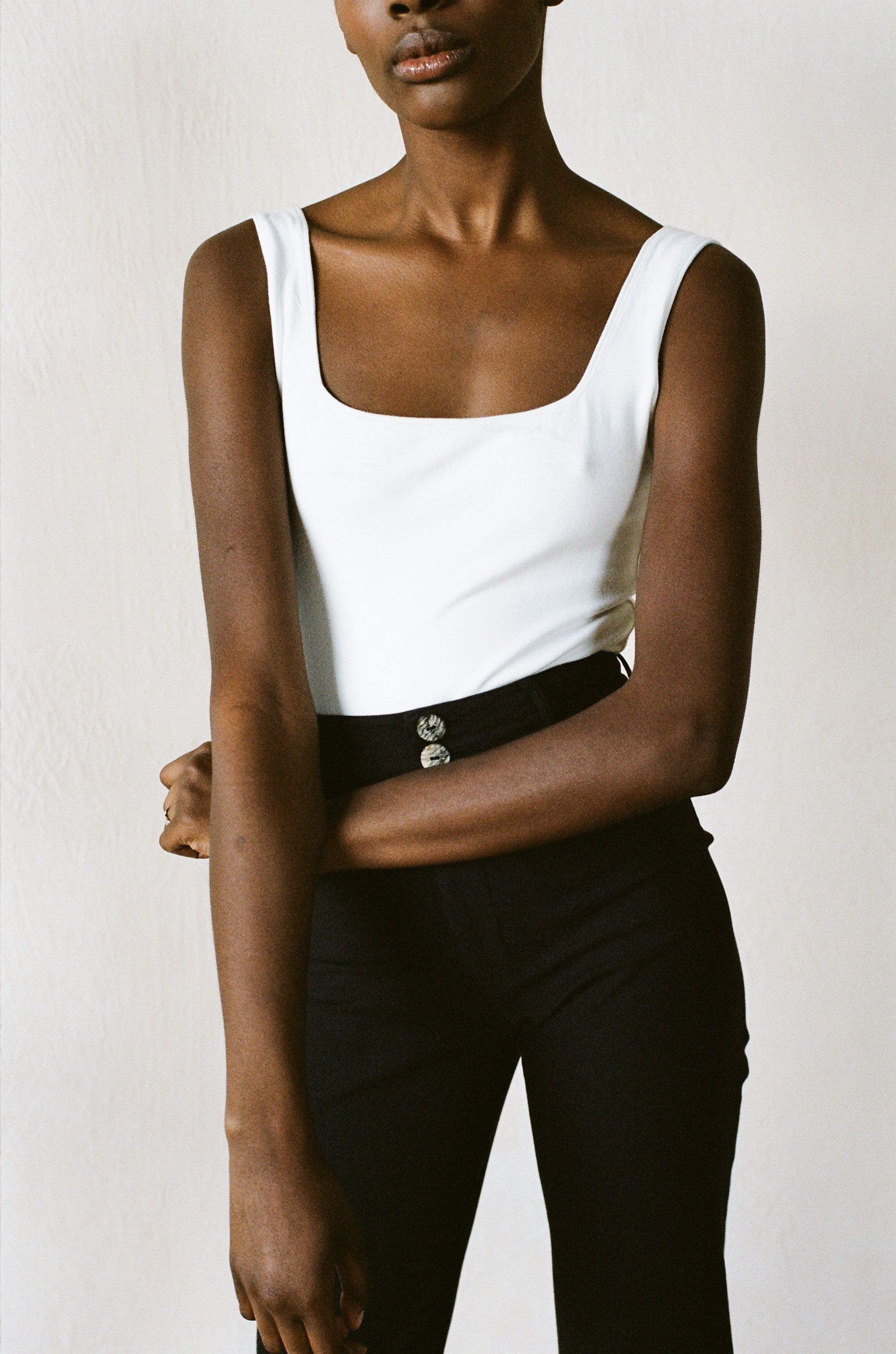 BODYSUIT | bone | organic + earth dyed
