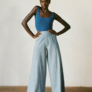 COOK TROUSER | gingham | organic + earth dyed | WAREHOUSE SALE