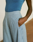 COOK TROUSER | gingham | organic + earth dyed | WAREHOUSE SALE