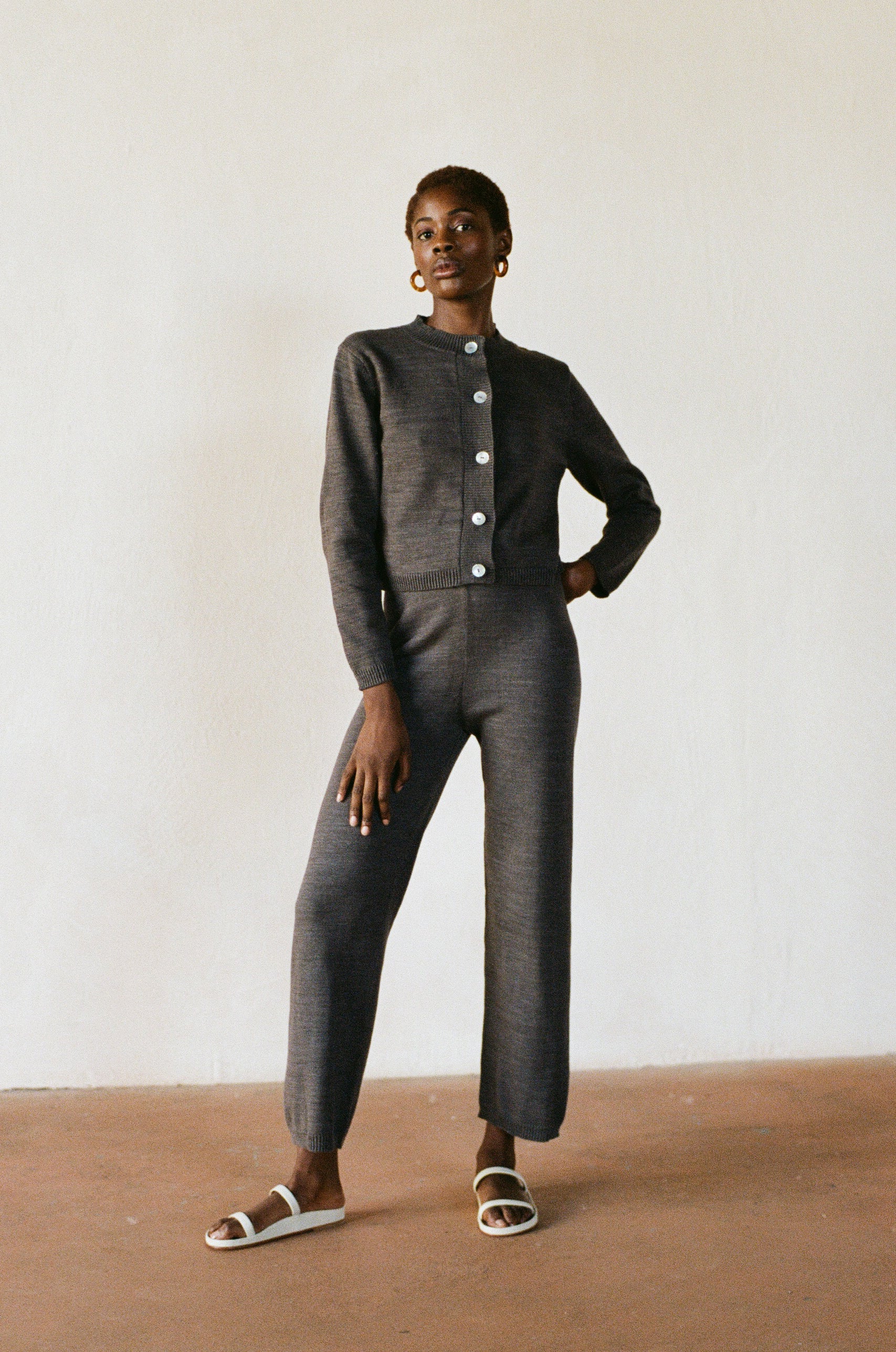 GALLO PANT | charcoal | organic + earth dyed