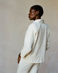 MAXIMO BLAZER | bone | organic + undyed