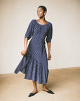 OLIVE DRESS | dotted navy | WAREHOUSE SALE
