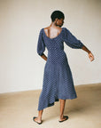 OLIVE DRESS | dotted navy | WAREHOUSE SALE