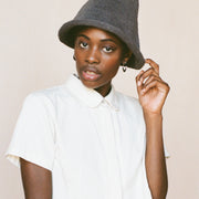 HILL HAT | charcoal | organic + earth dyed | WAREHOUSE SALE
