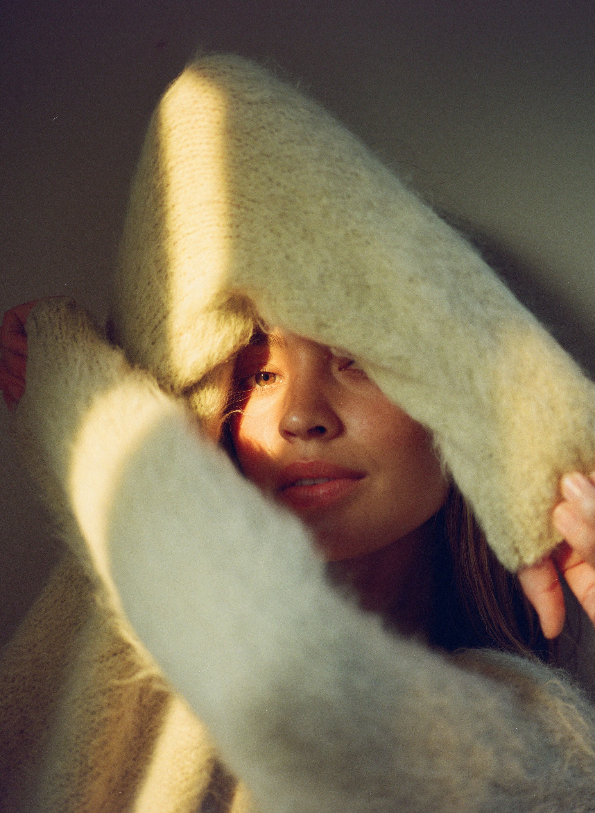 BRUSHED CARDI | pear