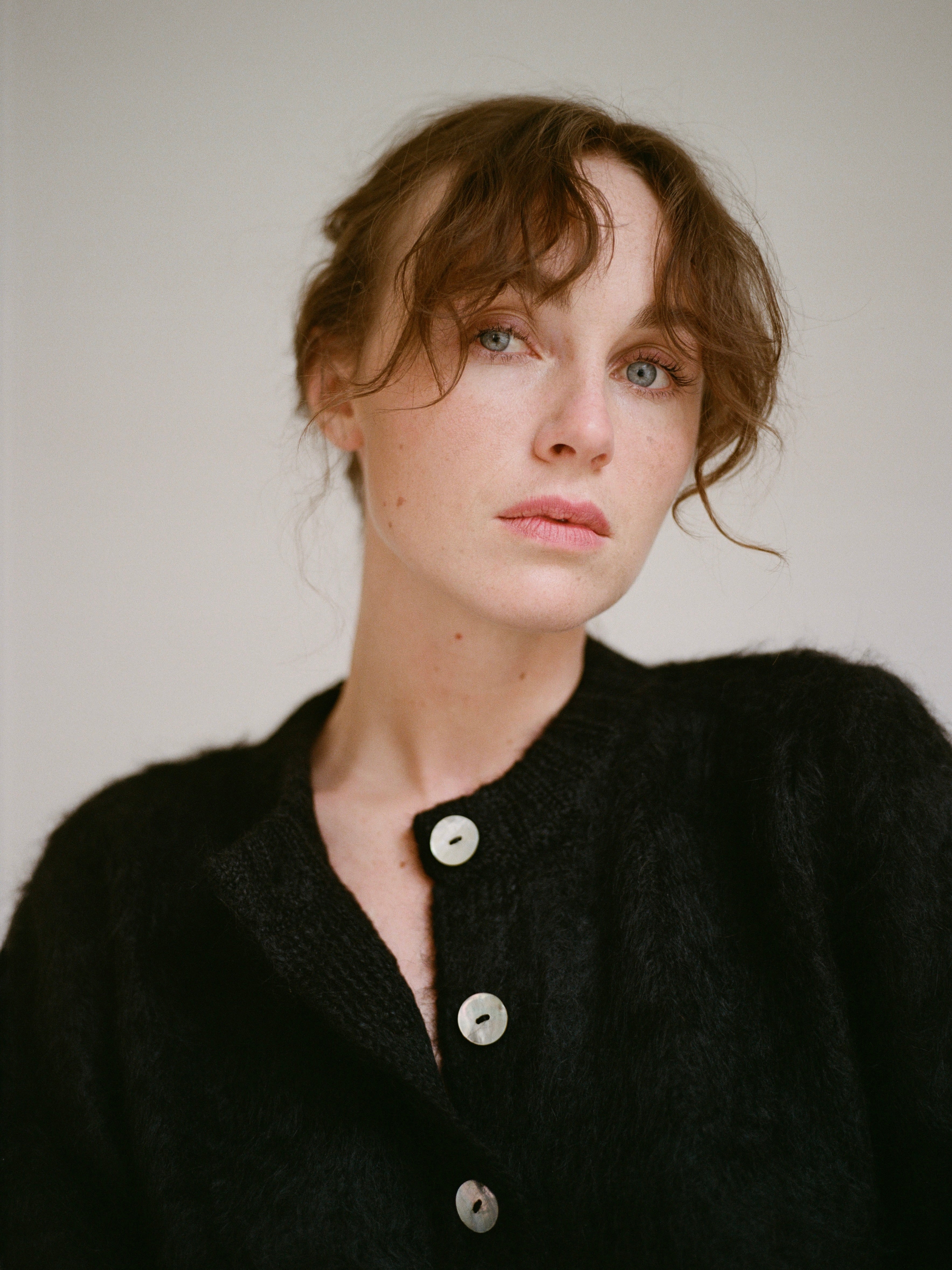 BRUSHED CARDI | noir