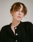 BRUSHED CARDI | noir