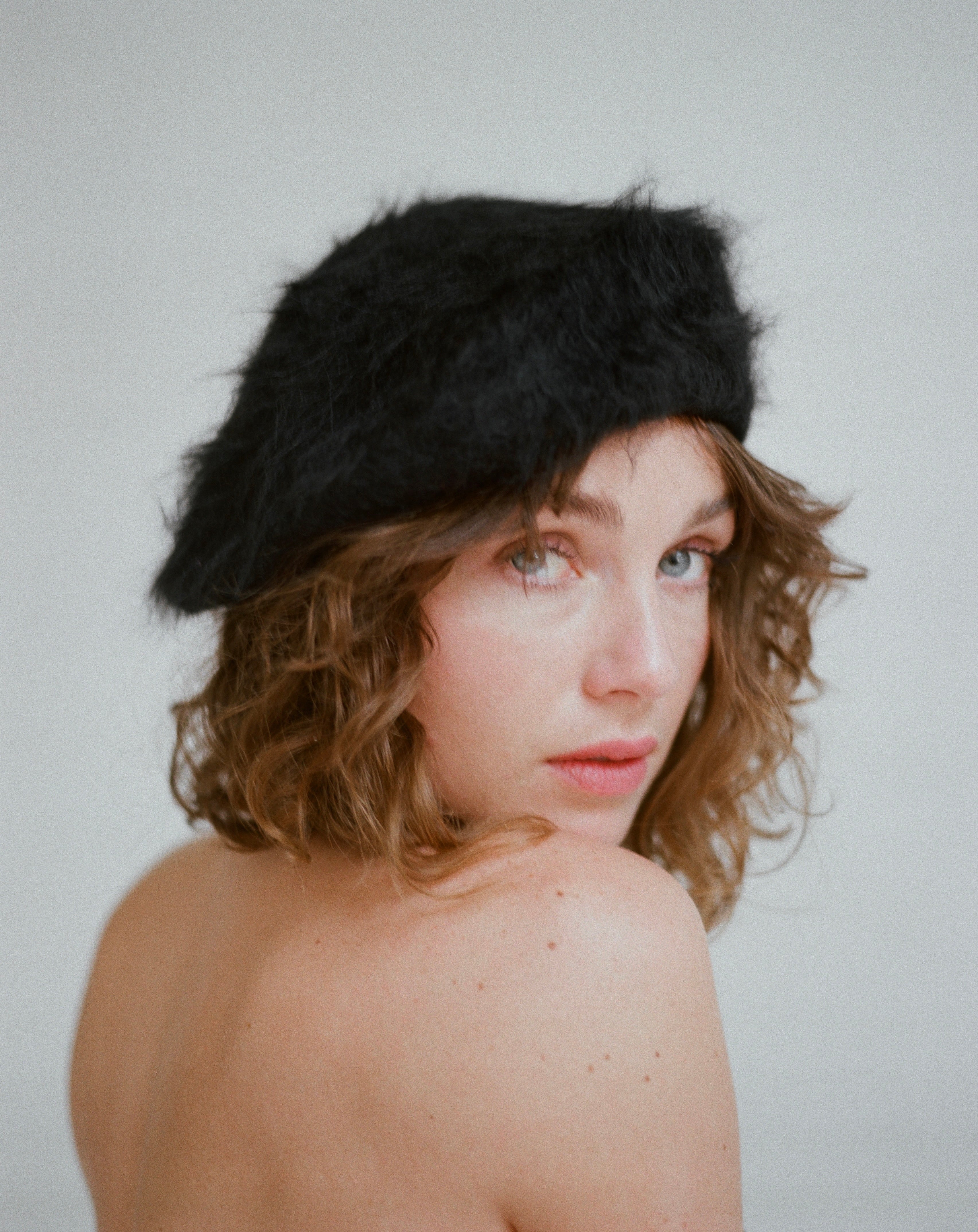 BRUSHED BERET | noir