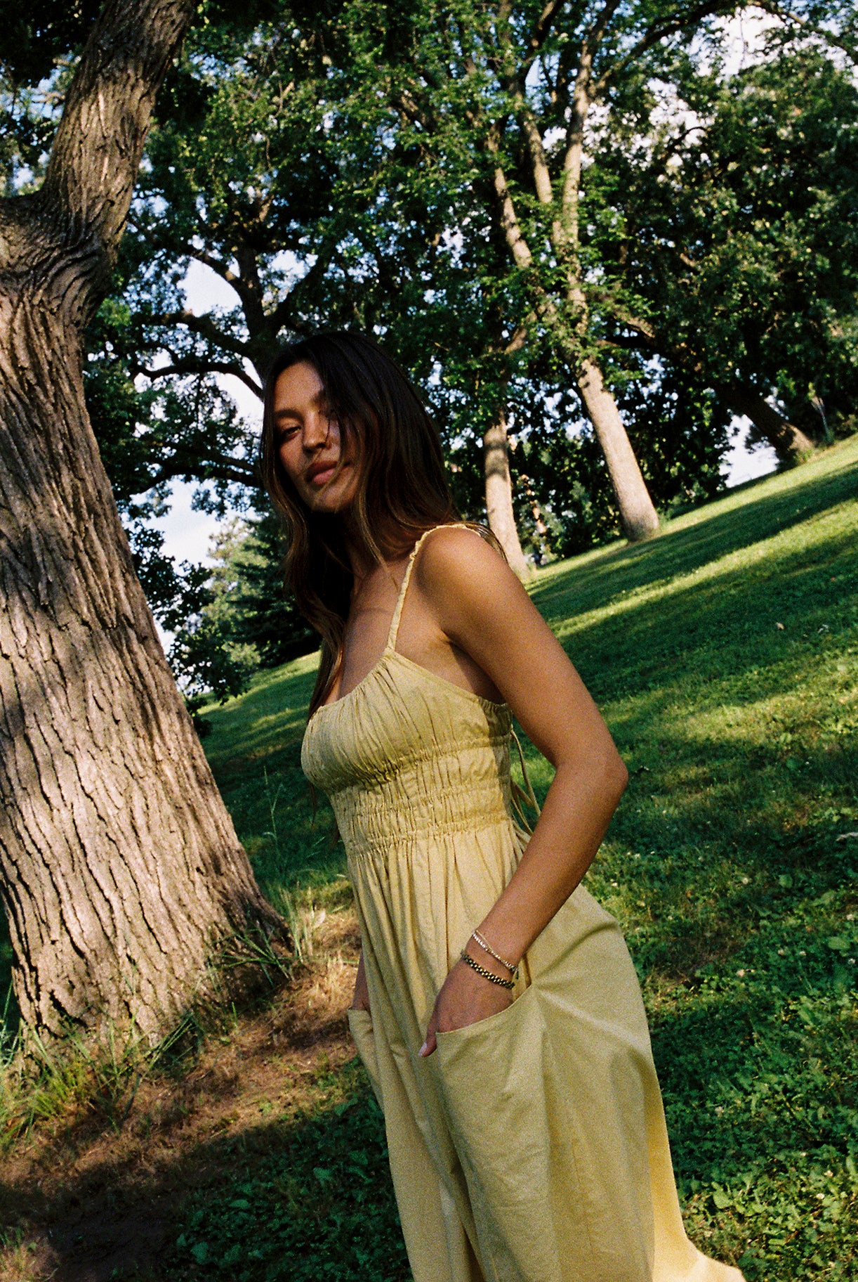 MATCHA DRESS | butter | organic + earth dyed