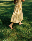 MATCHA DRESS | butter | organic + earth dyed