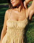 MATCHA DRESS | butter | organic + earth dyed