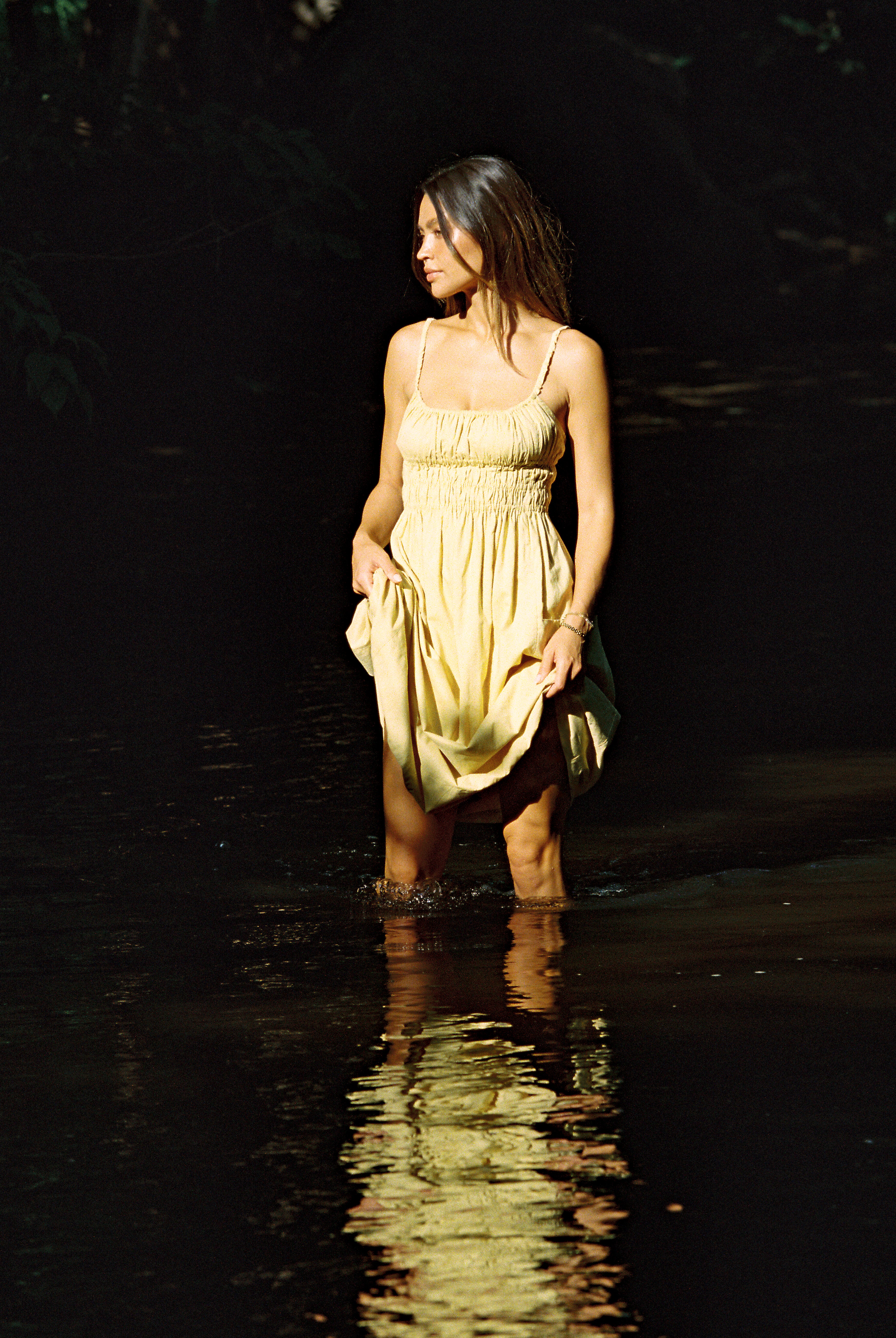 MATCHA DRESS | butter | organic + earth dyed