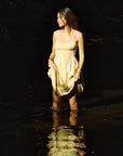 MATCHA DRESS | butter | organic + earth dyed