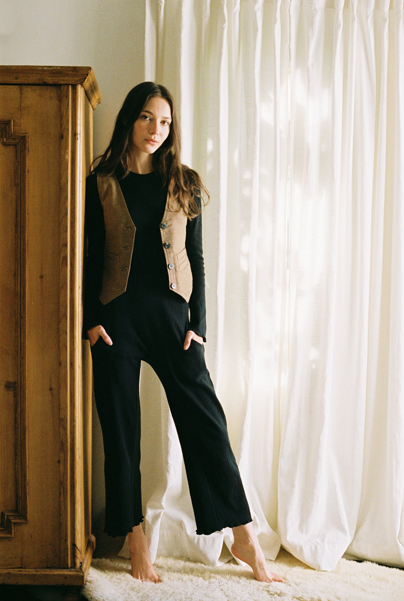 THE LOUNGE PANT | noir | organic