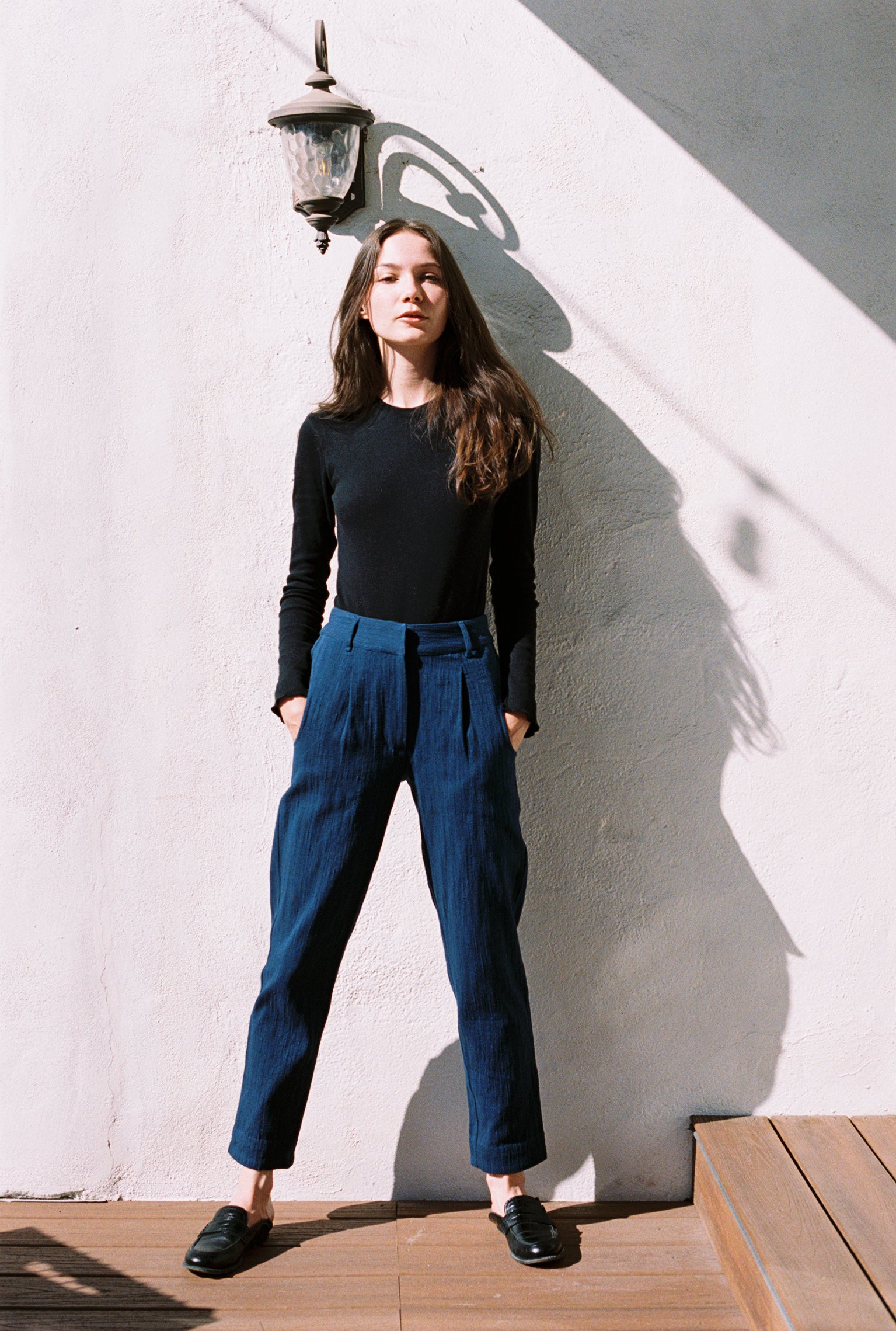 HAMMONS TROUSER | indigo | organic + earth dyed