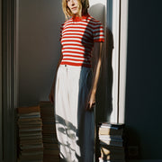 SLOANE TROUSER | bone denim | organic