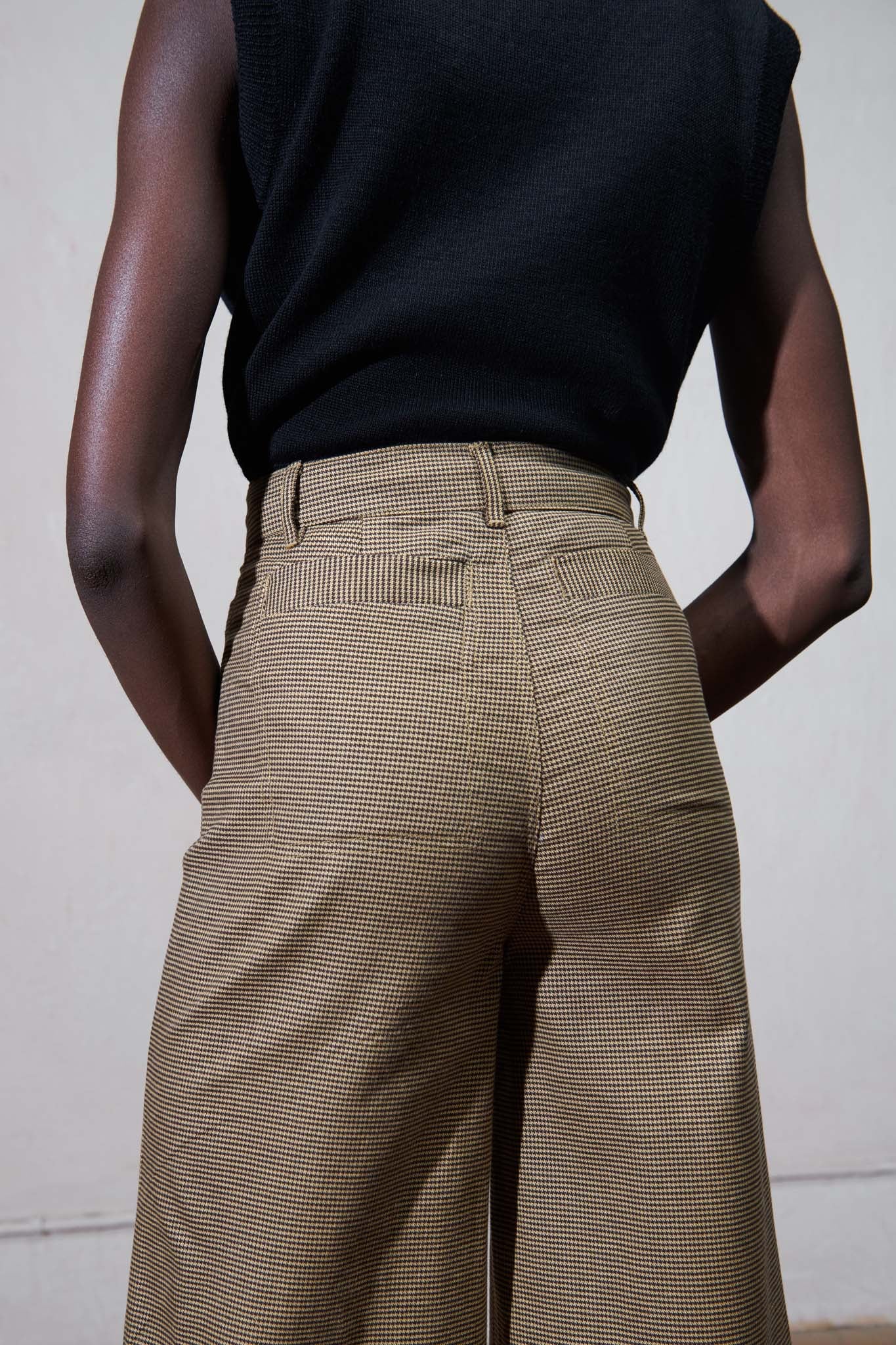 HANK PANT | houndstooth – Maria Stanley