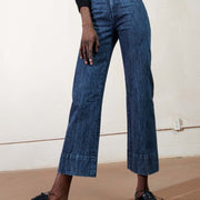 LUNA PANT 2.0 | denim | organic + earth dyed