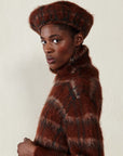 BRUSHED BERET | plaid
