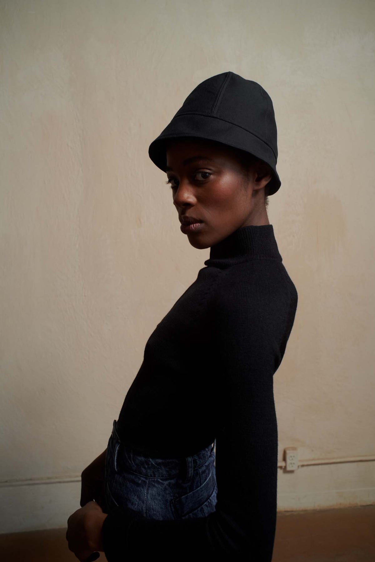 BETTYLOU HAT | noir | organic – Maria Stanley