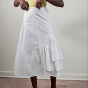 RUIE SKIRT | salt gingham | organic