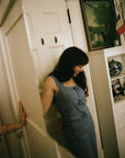 HOSTA TOP | indigo gingham | organic + earth dyed