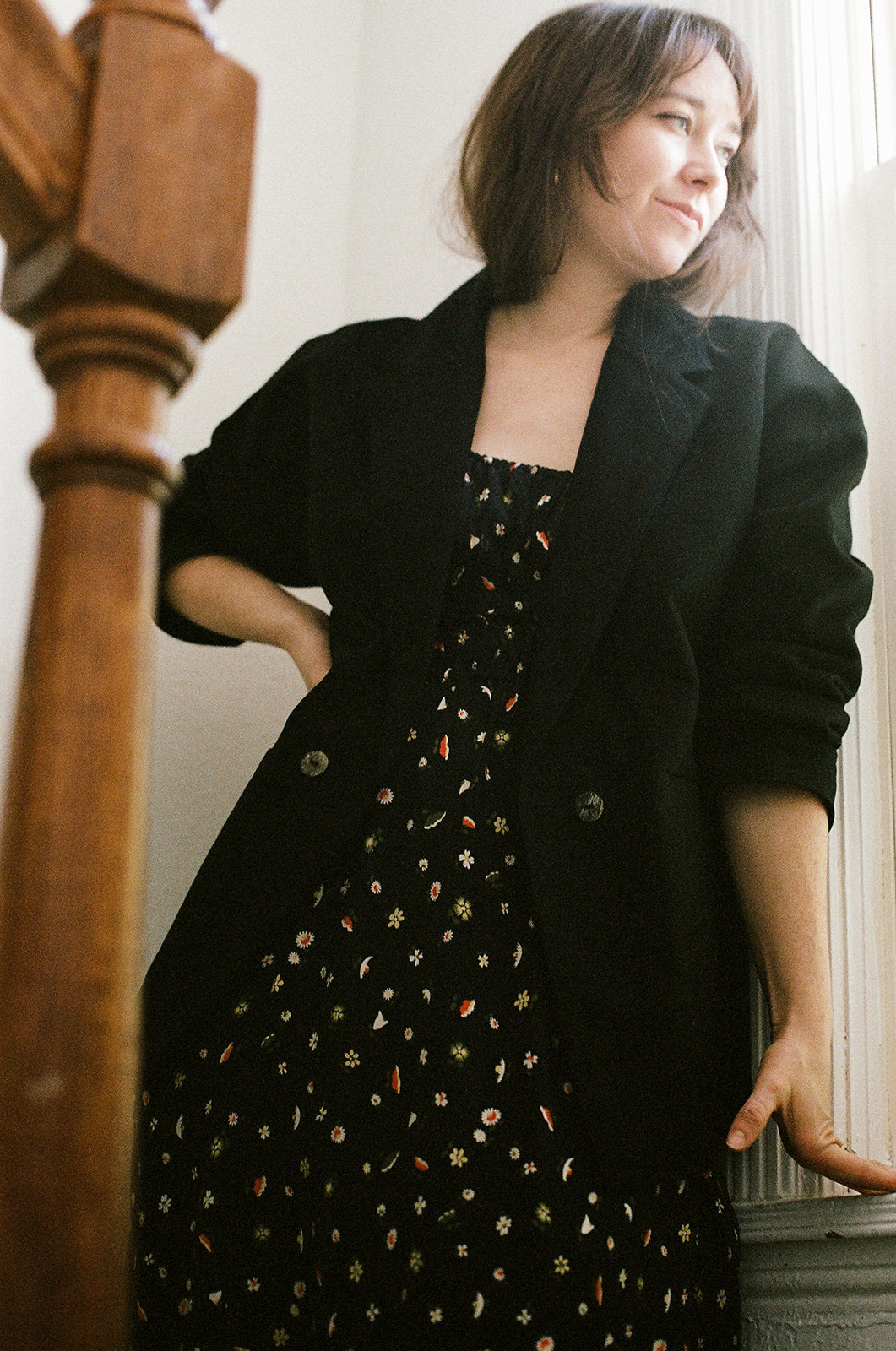 RONIN BLAZER | noir | organic – Maria Stanley
