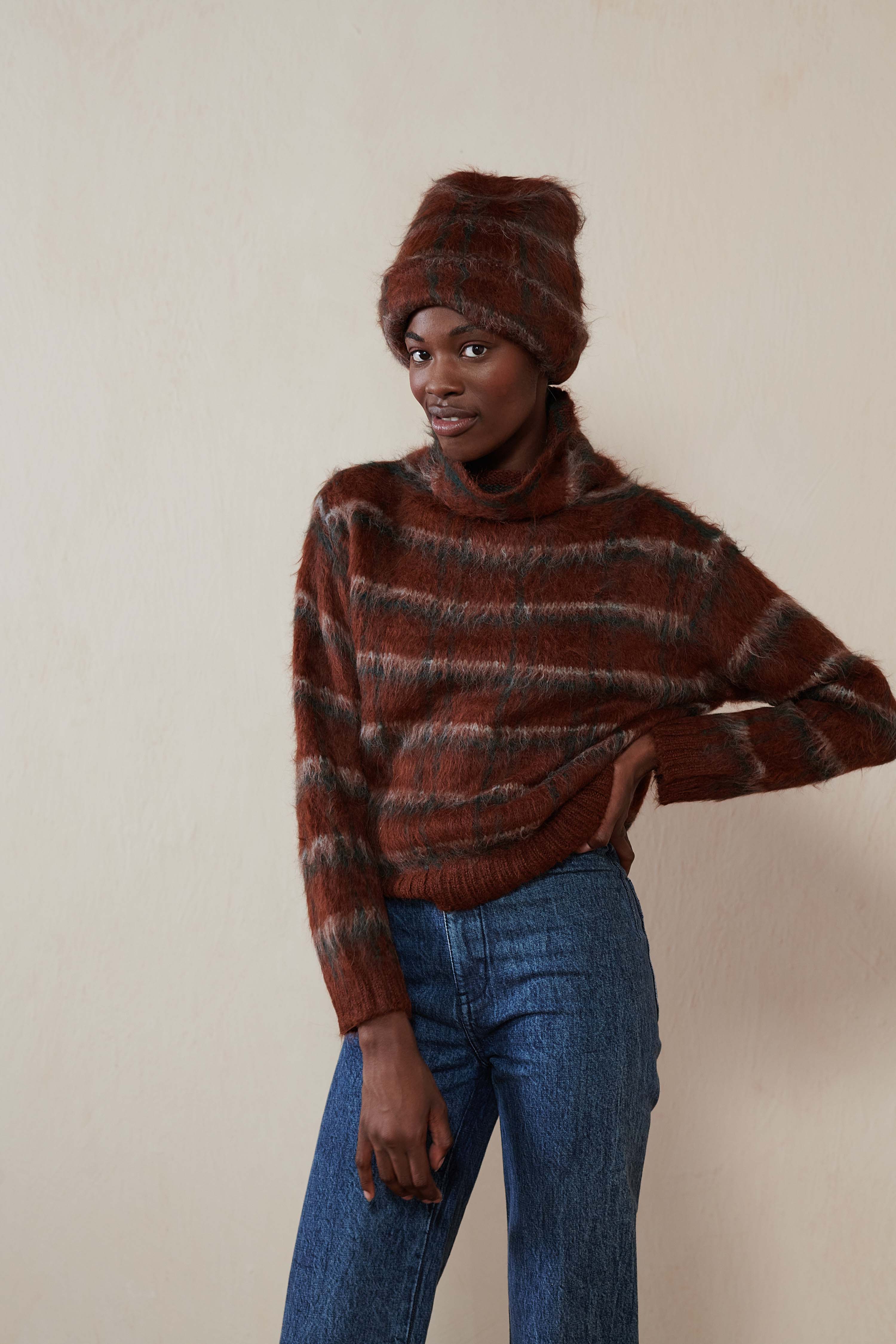 MAX SWEATER | plaid