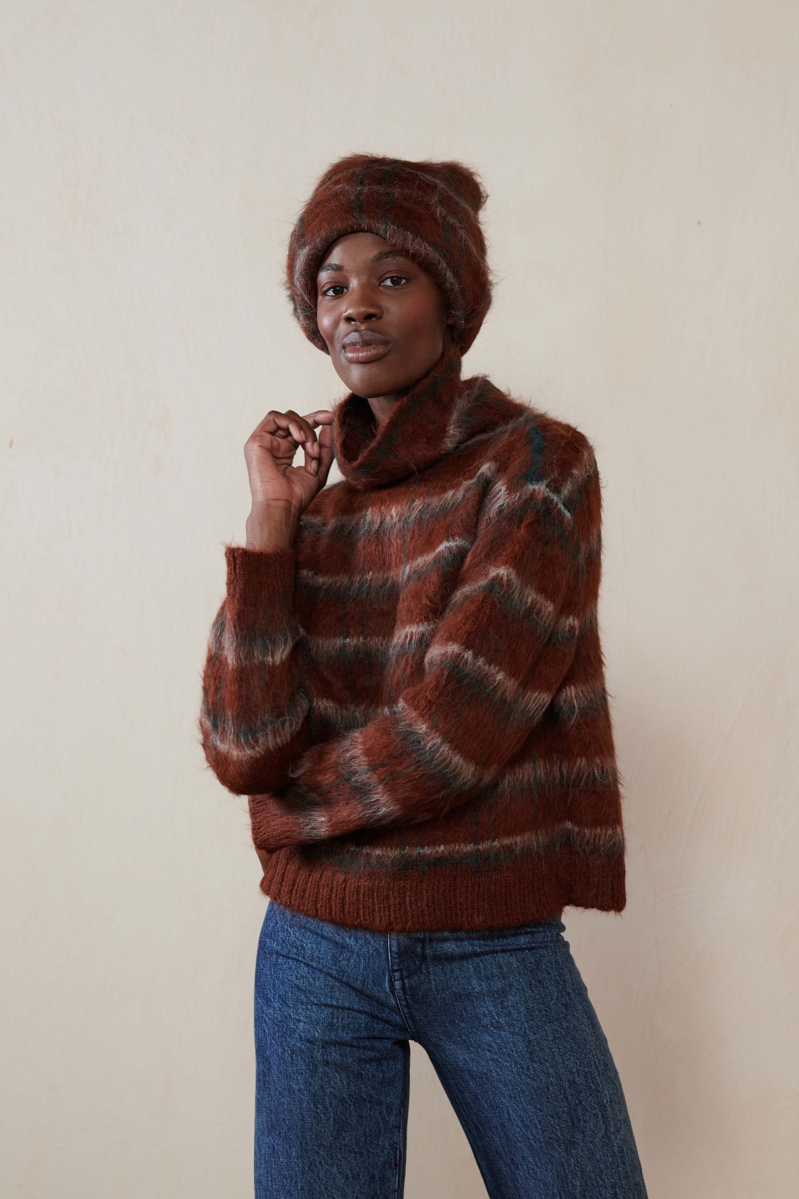 MAX SWEATER | plaid